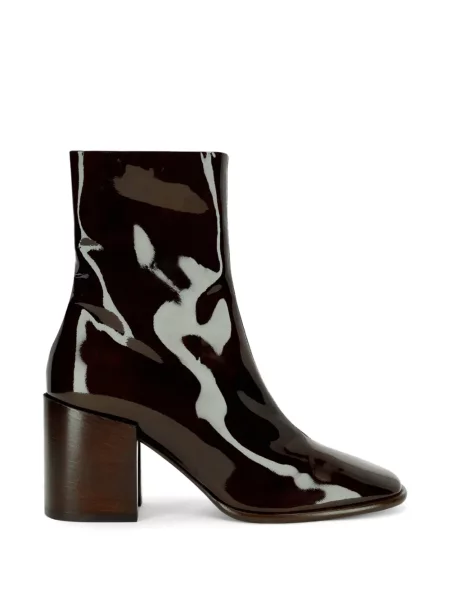 Botine Dries Van Noten din piele maro