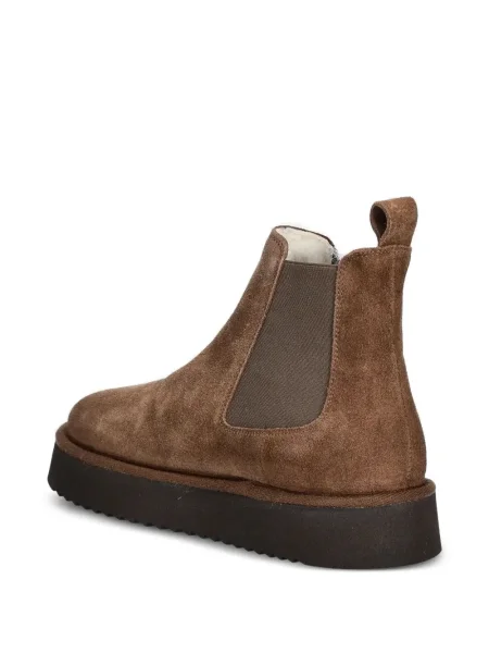 Botine chelsea Copenhagen din piele de căprioară maro