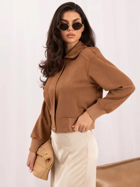 Jakna Italy Moda smeđa