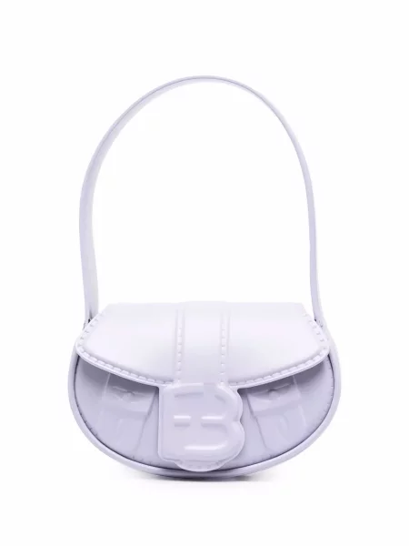 Geanta de piele Forbitches din piele violet