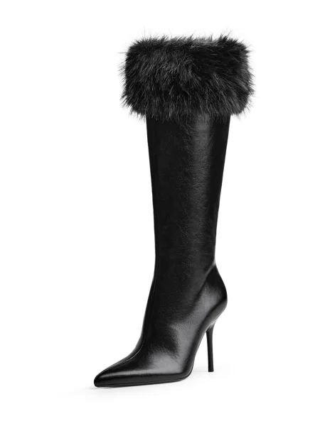 Bershka Škornji črna