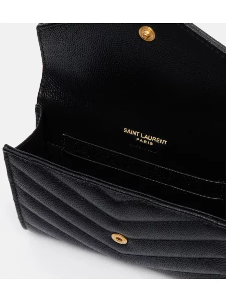 Portofel Saint Laurent din piele negru