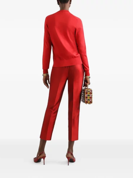 Pantaloni Dolce & Gabbana roșu