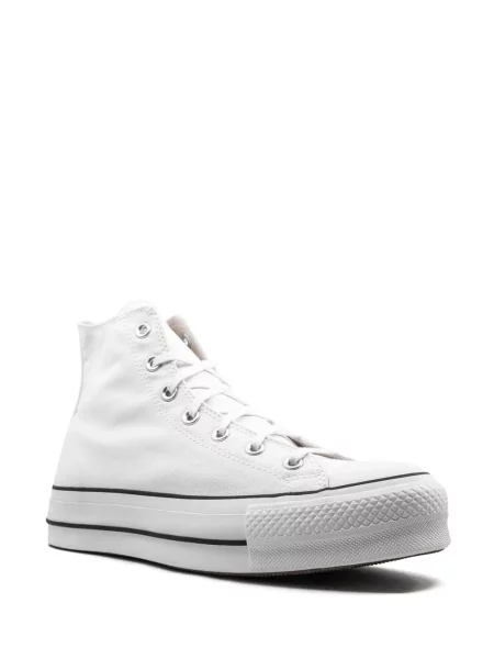 Sneakersy Converse w paski na platformie czarne