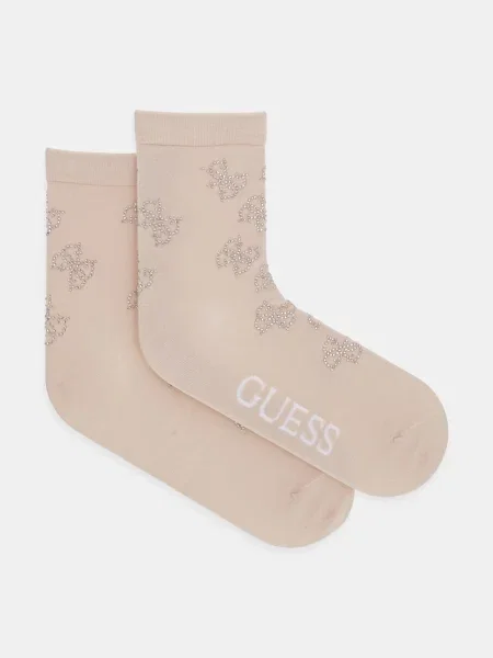 Чорапи Guess бежово