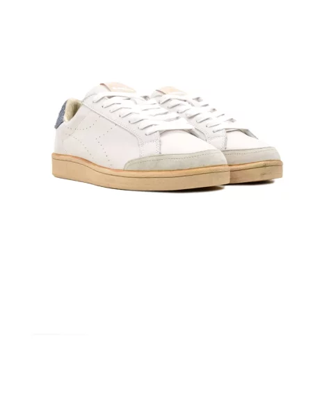 Sneakersy Diadora zamszowe z przetarciami białe