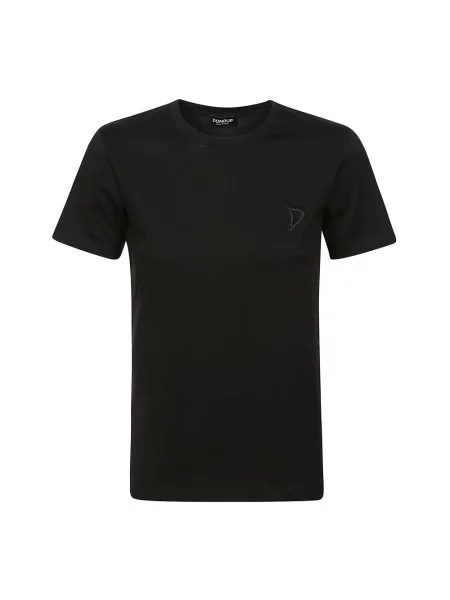 Koszulka Dondup z krótkim rękawem czarna