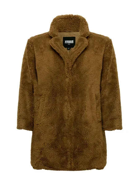 Urban Classics Palton de primăvară-toamnă Sherpa' maro