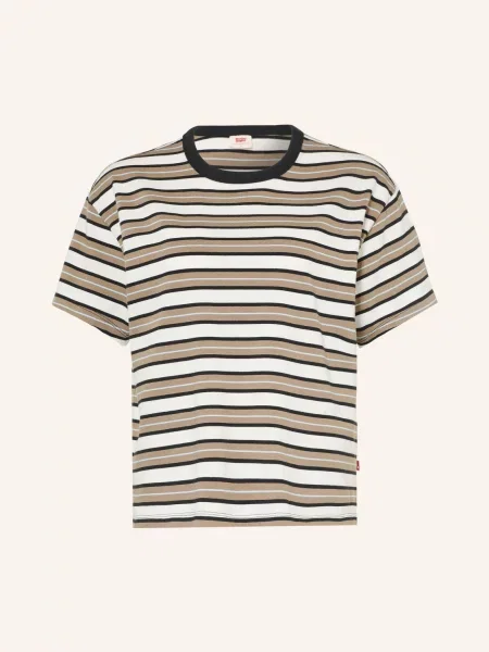 Levi's® Tričko Lillian krémová / černošedá černá