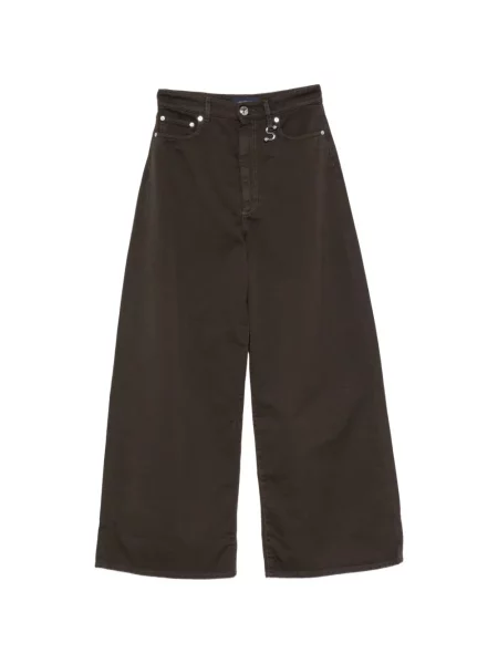 Blugi cu picior larg Sportmax maro