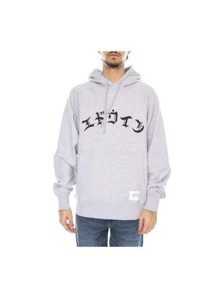 Bluza z kapturem Edwin z kapturem szara