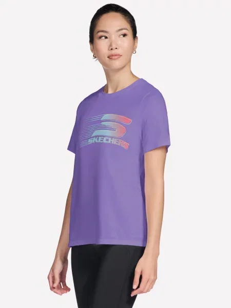 Футболка Skechers фиолетовая