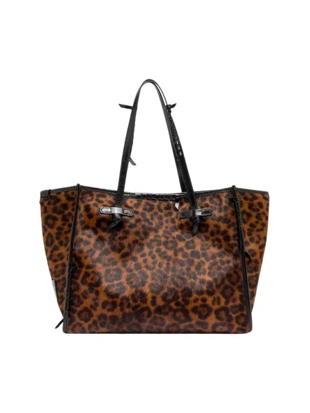 Shopperka Gianni Chiarini skórzana brązowa