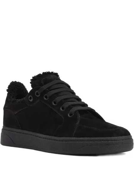 Sneakerși Giuseppe Zanotti din piele de căprioară negru