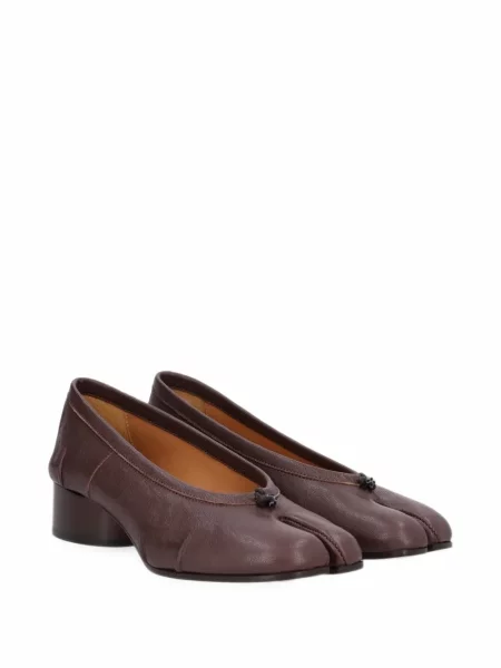 Pantofi cu toc Maison Margiela din piele maro