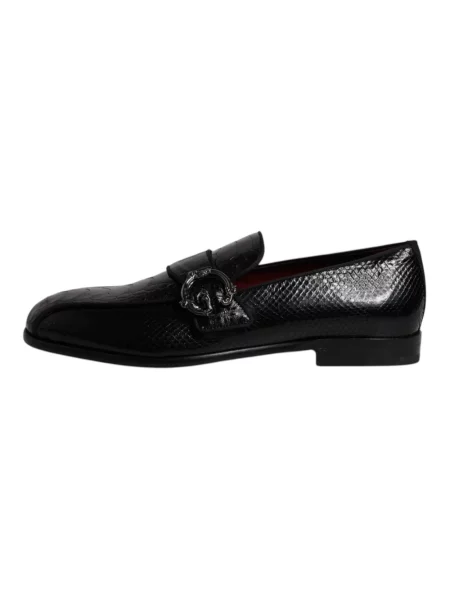 Półbuty Dolce And Gabbana skórzane czarne