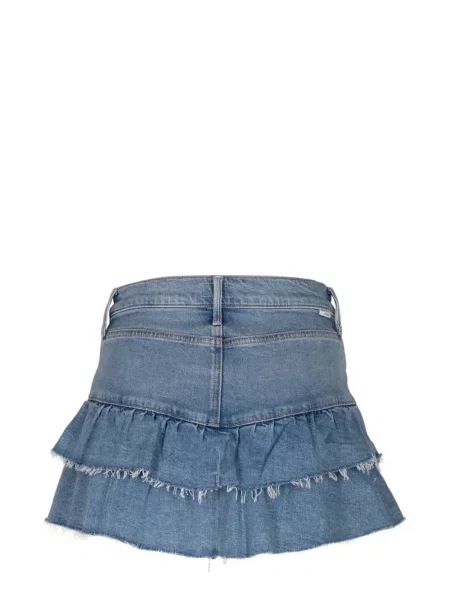 Fusta mini Mother cu pene albastru