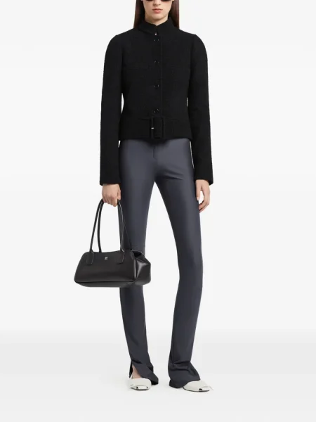 Geacă Courreges cu cataramă din tweed negru