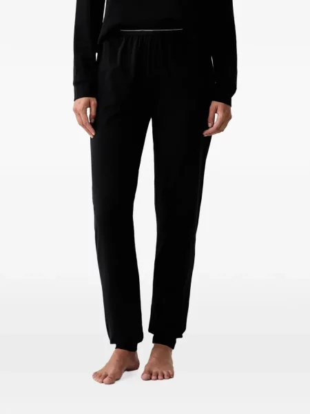 Pijamale Emporio Armani cu autograf negru