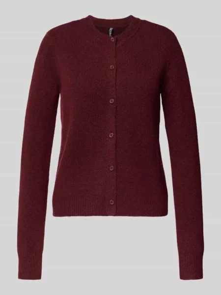 Kardigan o kroju regular fit z domieszką wełny model MALOU' Pieces