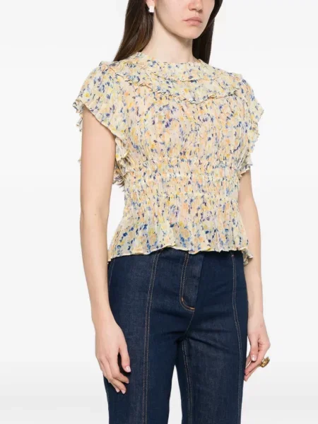 Bluză Ulla Johnson cu model floral cu imagine