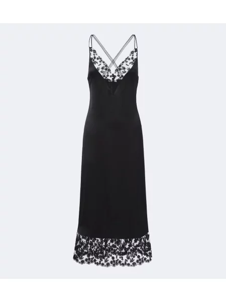 Rochie Fendi de mătase negru