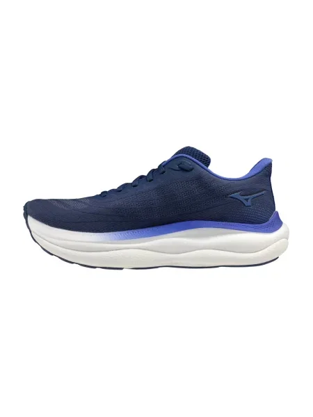 Buty do biegania Mizuno Wave Sky 9 estate blue/sirius/lightning yellow niebieskie