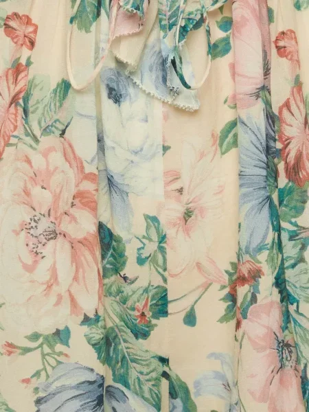 Salopetă Zimmermann cu model floral cu imagine