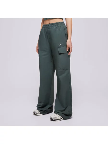 Nike Spodnie W Nsw Esstl Wvn Mr Std Crgo Pt zielone
