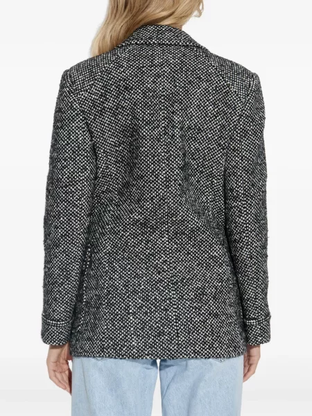 Geacă Dolce & Gabbana din tweed gri