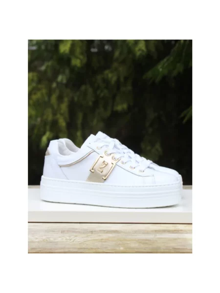 Sneakersy Nerogiardini skórzane białe