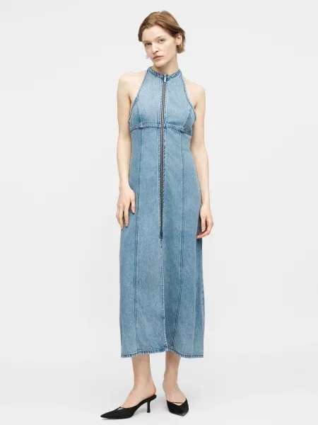 ARMANI EXCHANGE Rochie denim albastru