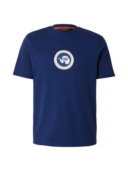 Napapijri Tricou S-Phos Bleumarin alb