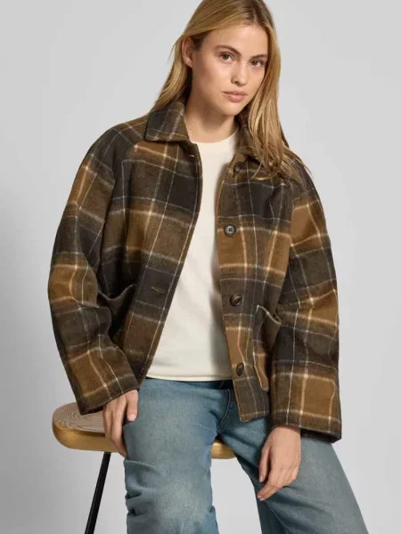 Kurtka w kroju regular fit z dodatkiem wełny Christian Berg Woman Selection