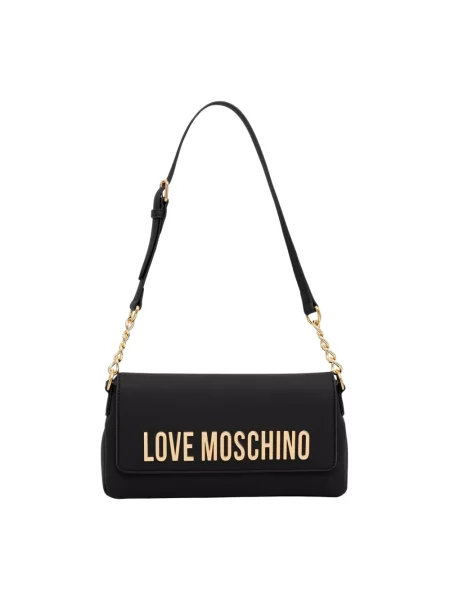 Love Moschino torebka z imitacji skóry czarna