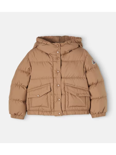 Gyerek pehelydzseki Moncler Enfant bézs