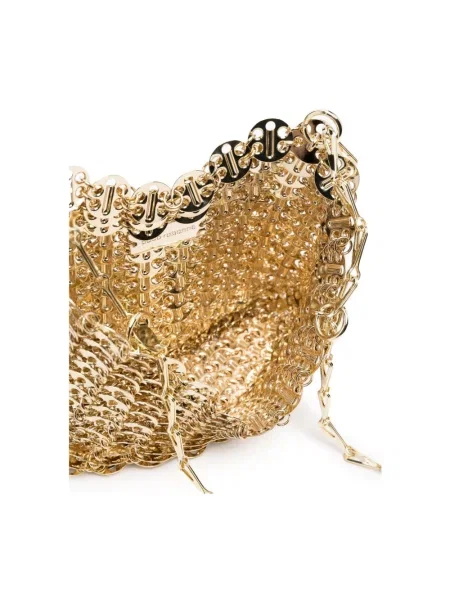 Lekka torebka Paco Rabanne żółta