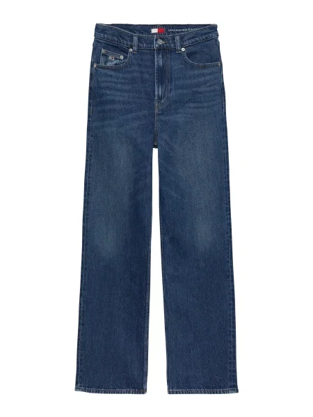 Tommy Jeans Traperice High Rise Slim Straight traper plavi