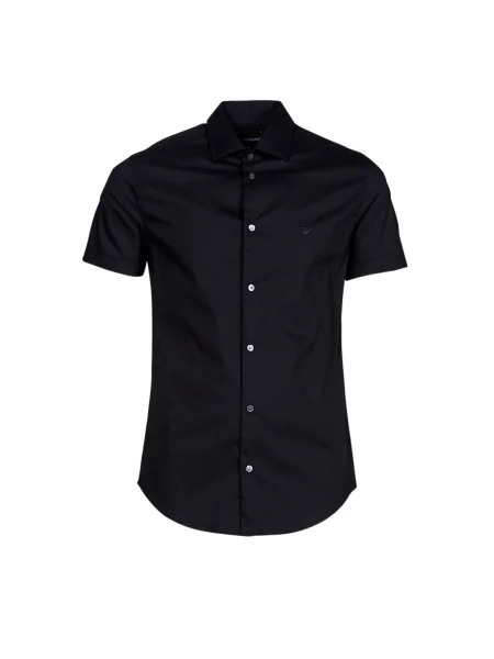 Košeľa Emporio Armani čierna