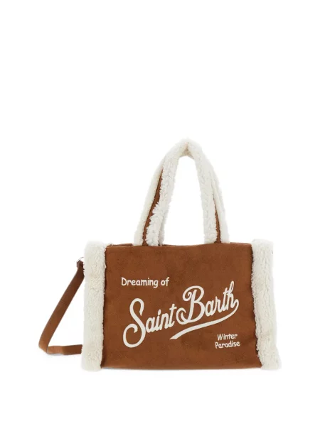 Shopperka dziecięca Mc2 Saint Barth brązowa