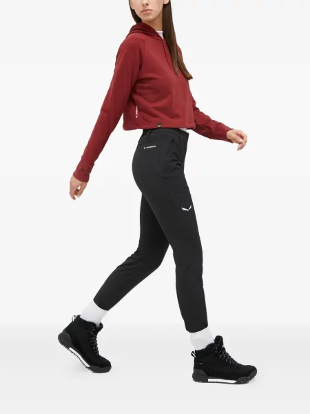 Pantaloni Salewa alergare cu autograf negru