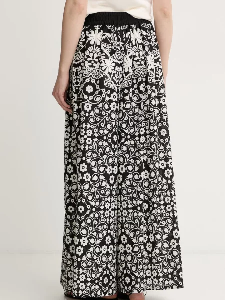 Weekend Max Mara spodnie wide leg czarne