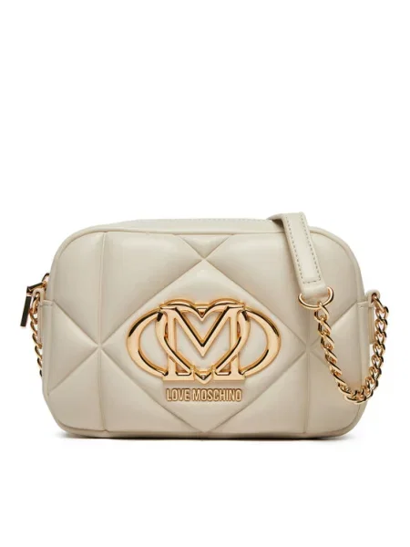 Pisemska torbica Love Moschino bež