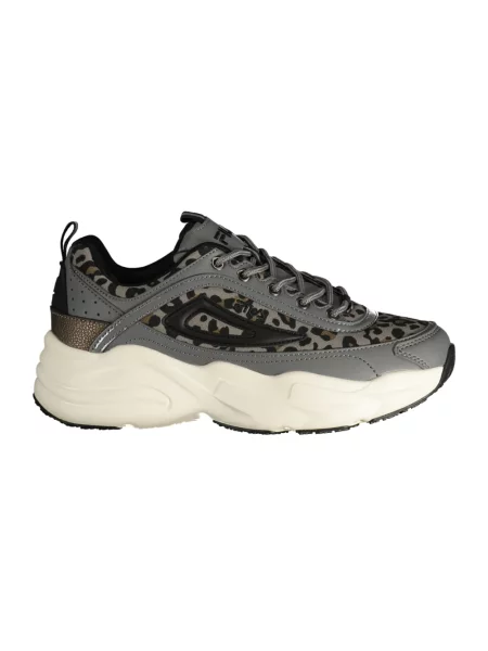 Sneakersy Fila sznurowane szare