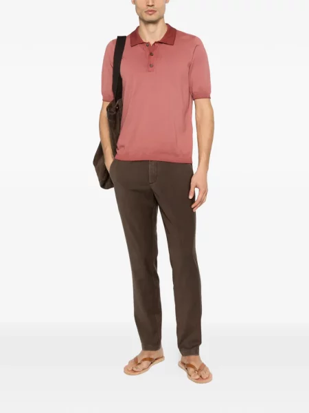 Tricou polo Arovescio roșu