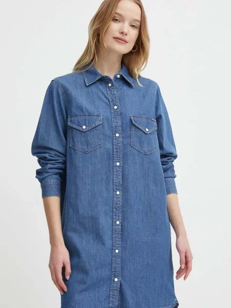 Jeans obleka Pepe Jeans MAYA modra