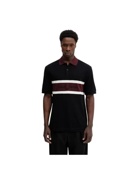 Koszulka polo Fred Perry czarna