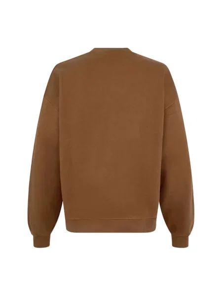Lniana bluza Dsquared2 brązowa