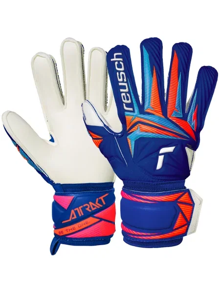 Reusch Rękawice bramkarskie Attrakt Advance Junior niebieskie