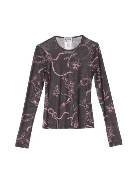 Top Moschino z nadrukiem
